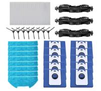 Shophubio Kit de rechange pour aspirateur de balayage, compatible avec le robot nettoyeur Ultra-Vision, lot de 37 comprenant une brosse principale, des brosses latérales, des filtres, une poussière de