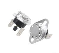 Shophubio KSD303 Interrupteur de commande de réinitialisation manuelle pour distributeur d'eau, thermostat 45 ℃-150 ℃, interrupteur thermique normalement fermé, 10 A 250 V (110 ℃)