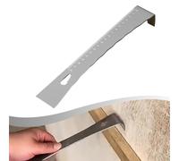 Shophubio Levier en acier inoxydable - Extracteur de clous à double extrémité et grattoir d'angle avec échelle en cm intégrée, idéal pour le bricolage, la réparation à domicile et les tâches de