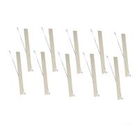 Shophubio Lot de 10 bandes chauffantes de rechange pour scellage à impulsion en alliage de nickel chromé 200/300/400 mm, fil chauffant électrique pour machine à sceller les sacs (300 mm)