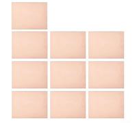 Shophubio Lot de 10 cartes PCB FR4 revêtues de cuivre, carte de circuit imprimé simple face pour gravure et projets électroniques de bricolage, feuille de cuivre pour les amateurs