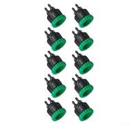 Shophubio Lot de 10 raccords de dérivation de tuyau d'arrosage étanches en plastique pour tuyaux de 1,2 cm / 7", compatibles avec les systèmes d'arrosage standard