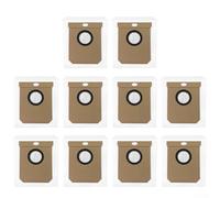 Shophubio Lot de 10 sacs d'aspirateur non tissés pour Cecotec 2299 2499 Ultra 7490 Immortal, sacs à vidange automatique, pièces de rechange pour nettoyeur haute filtration