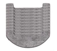 Shophubio Lot de 10 serpillères réutilisables en microfibre pour aspirateur robot MOVA S800 E20 Pro, tête de rechange lavable, compatible avec la série Trouver E20