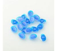 Shophubio Lot de 100 roues pour jantes de vélo de route, en plastique ABS pour joint de trou de jante durable - Alternative au ruban de jante compatible avec (route bleue pour vélo)