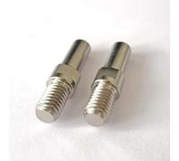 Shophubio Lot de 2 boulons de poteau de frein M8 x 1,25 mm en alliage pour - Argent, 36 mm pour vis de vélo compatibles avec freins V-Brakes et freins à traction linéaire