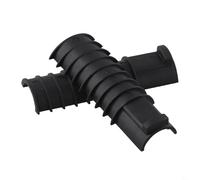 Shophubio Lot de 2 supports de batterie interne pour tige de selle Di2, clip de gestion de câbles TPE compatible avec tiges de selle de 27,2 mm et 31,6 mm, noir (petit)