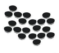 Shophubio Lot de 20 tampons de polissage en laine de 7,6 cm pour polisseuse de voiture, crochet et boucle pour cirage, meubles et céramique, bonnets en laine pour machine à polir