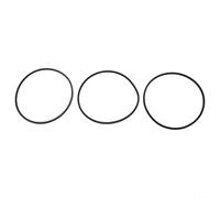 Shophubio Lot de 3 courroies de tour en polyuréthane 5M375 - Courroie d'entraînement pour alésage de 38 mm - Courroie de transmission de puissance WM210V - Courroie de distribution en caoutchouc