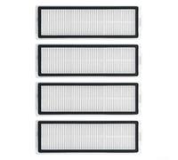 Shophubio Lot de 4 filtres lavables de rechange pour aspirateur Mijia M40S/OV31CN - Réutilisables pour le kit de filtre HEPA - Nettoyage hygiénique de la maison