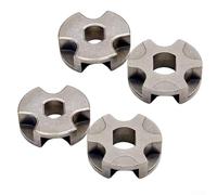 Shophubio Lot de 4 pignons de chaîne de tronçonneuse en métal pour série ES - Pignon d'entraînement à 6 dents avec alésage de 9 mm x 12 mm, compatible avec ES 31A/32A/36A/37A//40A/41A/5A/6A, pour une