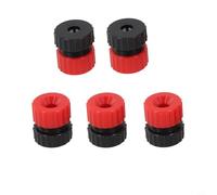 Shophubio Lot de 5 colliers d'arrêt de perçage pour le travail du bois - Butée de profondeur de foret réglable avec plage de 3 à 13 mm, anneaux de profondeur de forage, collier d'arrêt en plastique