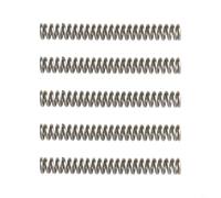 Shophubio Lot de 5 ressorts de moulinet de pêche à ressort pour Daiwa pour série BG, pièces de rechange en acier compatibles avec les moulinets Daiwa - 2,8 cm - Argent