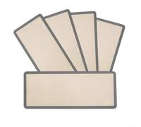 Shophubio Lot de 5 tapis de cuisson sans silicone pour lyophilisateur compatibles avec les tapis de séchage grands et moyens pour fruits, légumes et herbes (44 x 17,5 cm)