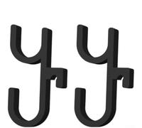 Shophubio Lot de 6 supports de montage de parapluie pour voitures - Organiseur de rangement vertical à suspension pour voiture, crochet intérieur antidérapant pour coffre, dossier de siège et compact