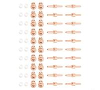 Shophubio Lot de 60 consommables de découpe plasma pour lampe de poche - Kit de remplacement compatible avec Cut40 et Cut50 - Électrodes et