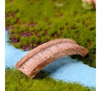 Shophubio Lot de 8 mini décorations de jardin en résine rétro avec phare, puits d'eau et ponts, pour jardins féériques, bonsaï et présentoirs zen