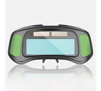 Shophubio Lunettes de sécurité avec fonction de gradation automatique, casque de soudage à énergie solaire avec écran couleur vraie, bandeau réglable et double modes de protection