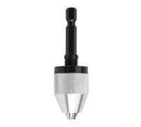 Shophubio Mandrin de meulage électrique à queue plate - Collet d'entraînement hexagonal réglable pour outils électriques - Porte-embout en alliage de zinc compatible avec gravure et clous (6,5)