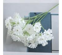 Shophubio Marguerites de camomille en soie - Fleurs artificielles élégantes pour centres de table, décoration florale sans eau, décoration de printemps et de mariage (blanc)