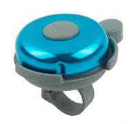 Shophubio Mini sonnette de vélo pour guidon de 22 mm, compacte pour sonnette avec son fort Ding Ding, alarme de sécurité pour vélo de montagne et route (bleu)