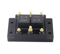 Shophubio Module de relais 12 V pour inverseur de moteur, contrôleur robuste 80 A avec goujons en laiton, étanchéité IP67 pour relais pour treuil, système de bâche électrique et palan