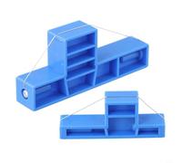 Shophubio Outil de coupe d'argile - Coupe-biseau réglable pour poterie et sculpture de boue, coupe d'angle à 30/45/60 degrés, acier inoxydable léger (2 pièces)