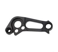 Shophubio Patte de dérailleur arrière à axe traversant - Pour montage de dérailleur arrière en alliage d'aluminium usiné CNC compatible avec Factor pour cadres de vélo, 77,5 x 31,5 x 15 mm