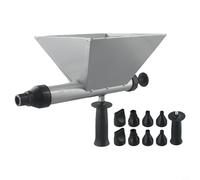 Shophubio Perceuse électrique pour applicateur de mortier pour équipement de jointoiement de béton - Outil électrique pour pulvérisateur de mortier avec corps en acier allié et 8 buses pour joint de