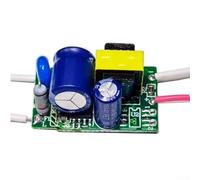 Shophubio Pilote LED non isolé 6-24 W avec sortie de courant constant 180-260 mA, alimentation LED compacte pour panneaux et plafonniers, entrée CA 85-265 V (6-24 W 220-240 mA)