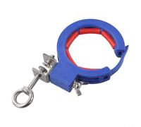 Shophubio Plateau de poulie de câble avec pince de guidage de fil - Rouleau de poulie de pont robuste pour gestion des câbles intérieur/extérieur, nylon renforcé et acier inoxydable, 25 (1 pièce)