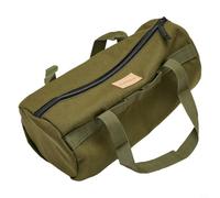 Shophubio Pochette de rangement pour outils de camping, sac de rangement pour clous en toile, marteau et piquets robuste avec poignée (vert kaki)