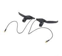 Shophubio Poignée de frein électrique en alliage d'aluminium à 3 broches pour moteur Bafang, leviers de frein en caoutchouc antidérapant pour vélo électrique avec cordon de 50 cm