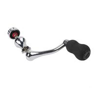 Shophubio Poignée de moulinet de pêche en métal avec poignée pivotante pliable compatible avec les modèles 4000-6000, design antidérapant EVE doux au toucher pour moulinets électriques moyens et