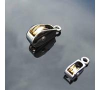 Shophubio Poulie fixe pour projets de bricolage, poulie simple en alliage de zinc, pièces de modélisme technique, mini poulie de levage de 36 mm, poulie à bloc couronne 52 mm, très résistante (52 mm)