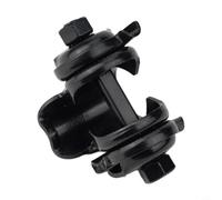 Shophubio Pour collier de serrage de tige de selle 24 mm - Adaptateur de tube de selle avec support de fixation double rail, poignée antidérapante pour selles de vélo