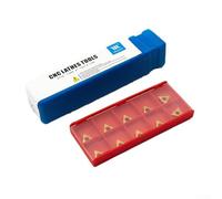 Shophubio Pour tour interne Tcmt110204 Porte-outils de tournage avec inserts en carbure 10 mm x 6 mm carré 125 mm Longueur de la tige droite S10k-stfcr11 Travail des métaux CNC