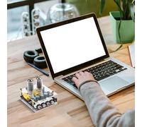 Shophubio Préamplificateur à tube à vide 6A2/6K4, préampli de valve de classe A pour audio domestique, amplification 5X et compatible avec les tubes électroniques 6J1/6J2/6K4/6K5 (6K4)