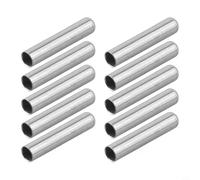 Shophubio PT100 Gaine de capteur de température en acier inoxydable Boîtier de sonde de température Tête unique Tête ronde Petit tube en acier Protection Thermocouple Usage industriel (4 x 20 mm)