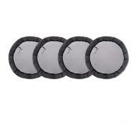 Shophubio Rainwater Collection Housse en maille pour barils avec cordon de serrage 15,6" en polyester anti-débris Noir