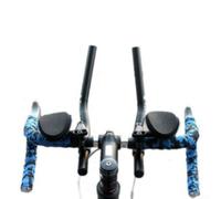 Shophubio Réglable pour les extensions de guidon - Aérobic divisé pour vélo de route et VTT, ergonomique pour les repose-mains avec protège-mains, s'adapte aux guidons de 22 mm-33 mm