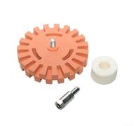 Shophubio Roue gomme à colle - Dissolvant pneumatique pour décapage de vinyle sur peinture automobile, autocollant et roue de retrait de rayures, 88 x 15/100 x 20/100 x 25 mm (100 x 25 mm)