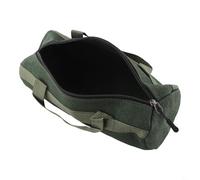 Shophubio Sac à outils en toile pour artisans - Sac à outils portable robuste avec disposition multi-compartiments, rangement pour forets et fixations, porte-outils d'électricien (S)