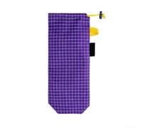 Shophubio Sac de rangement pour clous d'extérieur pour piquets de tente de camping, pochette de randonnée légère en nylon durable et matériau UHMWPE, petit étui pour voyage (violet, taille S)