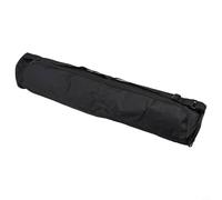 Shophubio Sac de rangement pour tapis de yoga de 72 x 16 cm, fermeture éclair intégrale avec sangle réglable, léger Oxford 600D résistant à l'usure, support de voyage (noir)