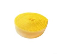 Shophubio Sangle de gestion de câbles réutilisable de 1 m en nylon et polyester pour la maison, le bureau et l'organisation technique (jaune)