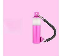 Shophubio Shaker sous-marin lumineux pour anneau avec dragonne, signal lumineux pour grotte et plongée de nuit - Hochet 120 dB en alliage d'aluminium (noir)