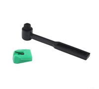 Shophubio Stylet de rechange AT-VMN95E pour Audio-Technica AT-LP120X, compatible avec les cartouches de la série VM95, aiguille de lecteur de disque vinyle avec brosse de nettoyage (vert)