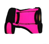 Shophubio Support de lampe de poche pour lampe de poche sous-marine - Sangle de montage en néoprène compatible avec les lampes de poche de 25 à 32 mm de diamètre, accessoire de plongée compact (rose