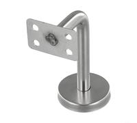 Shophubio Support de main courante en acier inoxydable pour main courante murale, support de bannière d'escalier avec design de balai robuste, compatible avec les mains courantes en chêne et pin (60